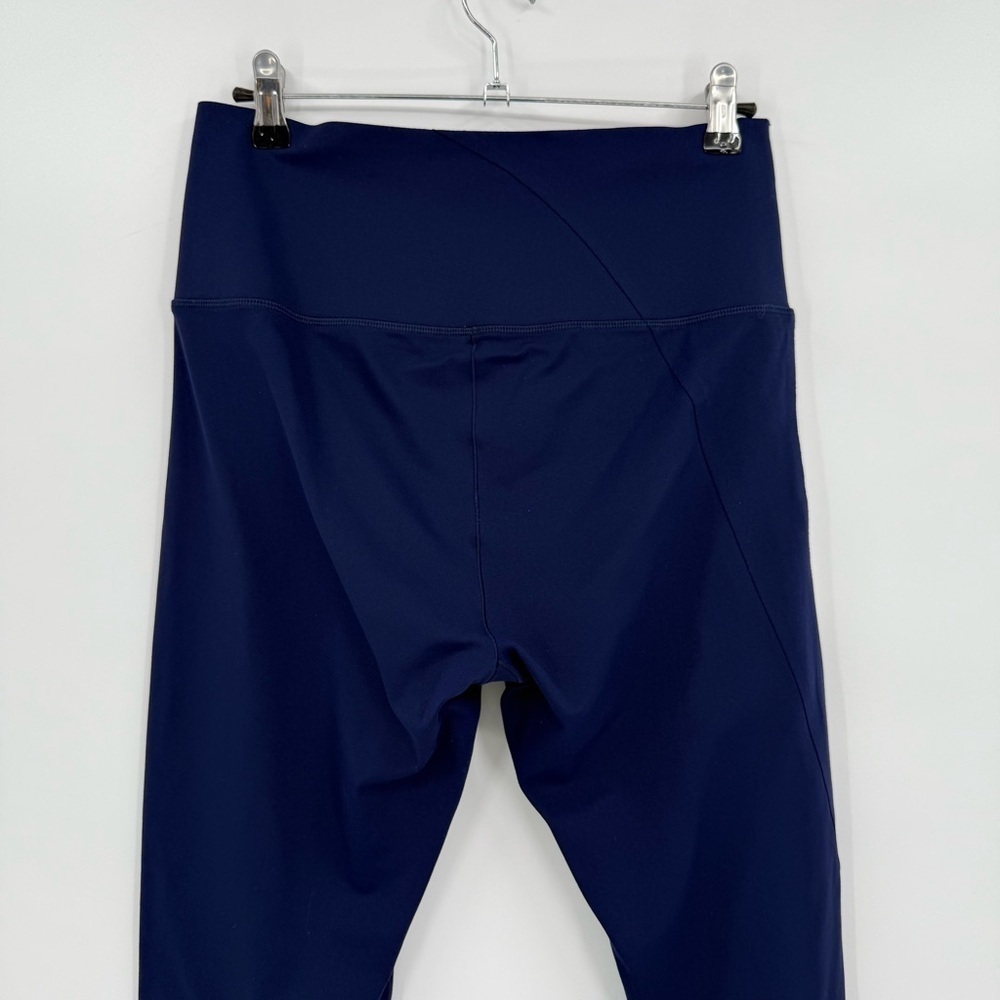 G/Fore G4 Operative High Rise Striped Leggings in SOFT OPS Tri Stripe Blue XL - Picture 9 of 10